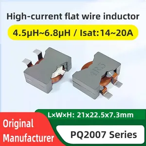 PQ2007 High-Current Inductor Flat Wire Coil 20A Saturation Current SMD Filter High-Power Inductor , Made in China thumbnail-1