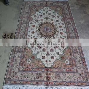 2015 Handmade Green and Grey Colour Chinese Knot Braid Carpets and Rugs for Living Room thumbnail-5