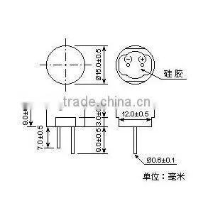 High Quality Waterproof Ultrasonic Sensor NU40B15TR-1 thumbnail-2