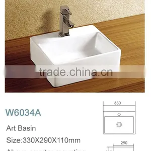 Cheap Above Counter Art Basin Ceramic Hand Wash Basin thumbnail-2
