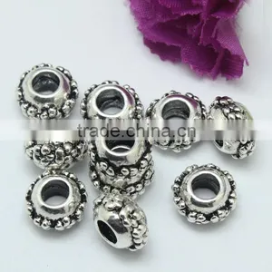 Popular Pdora Old-fashioned Jewelry Large Hole Beads, Zinc Alloy Large Hole Metal Slide Beads for Necklace and Bracelets thumbnail-5