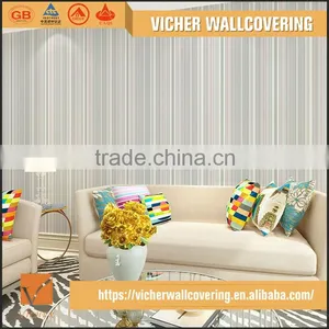 Professional Manufacturer Eco-Friendly PVC Material Top Quality Latest Design Modern Living Room Pvc Wallpaper For Bedroom Walls thumbnail-1