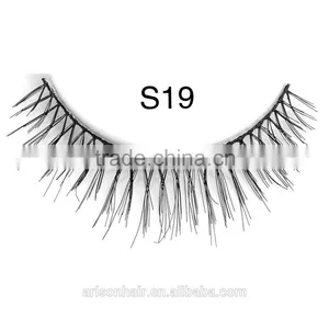 Top Quality 100% Human Hair Made False Eyelash With Customer Packing thumbnail-3