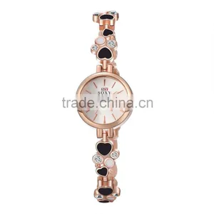 2016 Youthy Fashion Cheap Crystal Stone Velentine Branded Watches for Women Wholesale thumbnail-1