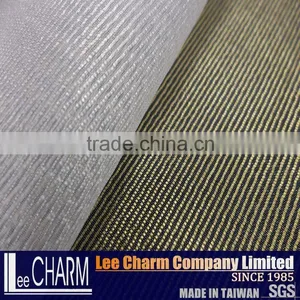 65% Polyester 35% Nylon Cheap Snow White Stripe Organza Fabric Rolls thumbnail-1