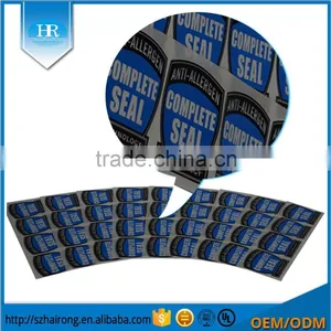Customized Glossy Hot Stamping Brand Logo Synthetic Paper Covering Film Adhesive Stickers thumbnail-1