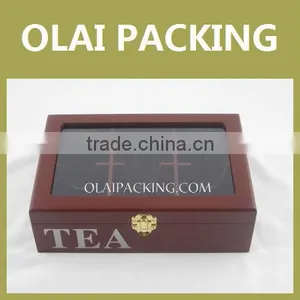 Exquisite Tea Storage Box With PVC Window thumbnail-1
