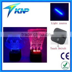 Animal Shaped Touching LED Light 3D Effect Mood Light thumbnail-1