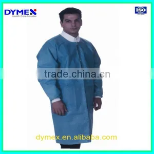 Non Woven High Quality Clothing Colorful Disposable Lab Coat thumbnail-1