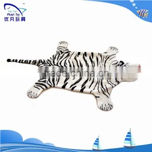 Factory Custom Animal FUR Blanket Baby Fleece Carpet Animal TIGER Print Kid RUG thumbnail-1