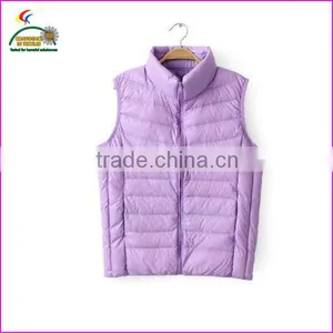 Windproof Duck Down Vest With Pocket thumbnail-1
