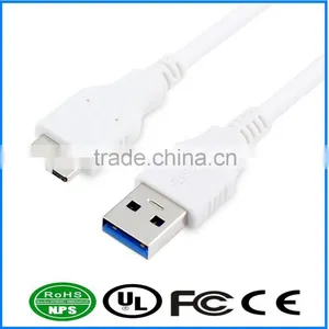 USB3.0 Cable AM To MicroB Cable Stranded Copper Charging Cable For Smart Phone Dataline thumbnail-1
