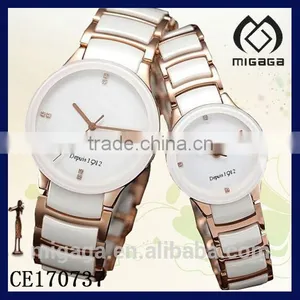 Fashion Pair Watch Set for Ladies and Gentlemen Ceramic Strap*ceramic Pair Watch Set thumbnail-1