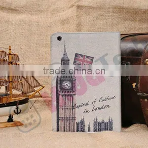 UK Big Ben Leather Case for IPad Mini,For IPad Mini Leather Case,Eiffel Tower/ Big Ben/ Triumphal Arch/Statue of Liberty thumbnail-1