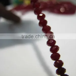 4mm Glass Rondelle Beads for DIY Necklace BZ008 thumbnail-2