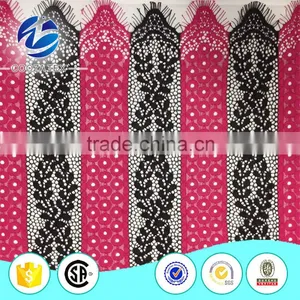 High Quality New Fashion African Blue Cord Lace Fabric for Derss thumbnail-4