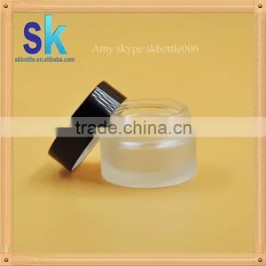 Wholesale Colorful 50ml Cosmetic Glass Jars for Cosmetic Cream thumbnail-1