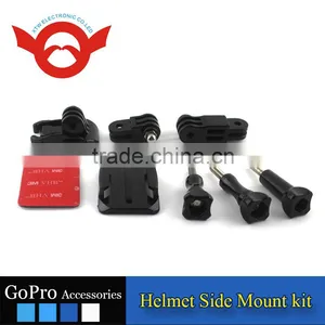 2016 Hot Selling Gopro Accessories Helmet Side Mount Kit With Curved Adhesive Side Mount for GoPro Hero 4/3+/3/2/1 thumbnail-6