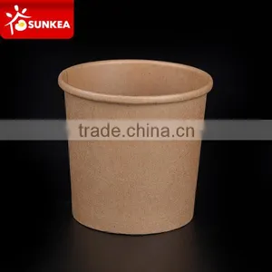 Disposable Kraft Paper Take Away 12 oz Soup Container thumbnail-1