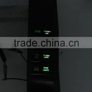 WEIKEN Auto Switch Car Offroad Switch Panel, Led Push Switch Truck jk Wrangler A Pillar Switches thumbnail-4