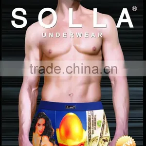 Compression Fitty Basic Mens Underwear Boxers;wholesale Men Penis Boxer Briefs thumbnail-5