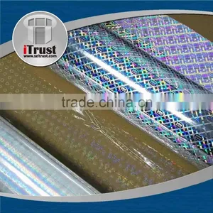 Chinese Self Adhesive Transparent Bopp Holographic Film Roll thumbnail-4