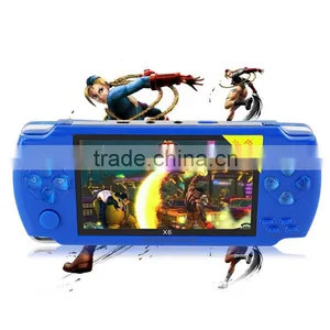 8GB Video Game Console 4.3 Inch MP4 MP5 Players Handheld Game Player Many Free Games Ebook/FM/1.3 MP Camera thumbnail-1