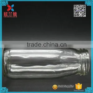 Hot Sale Glass Milk Drinking Bottle With Metal Tin Lid Wholesale thumbnail-5