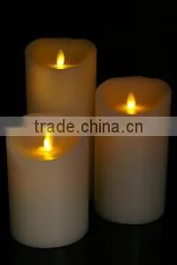 D80*H120mm Paraffin Electronic Swing LED Candle, Christmas LED Candles thumbnail-2