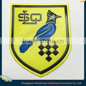 Custom Shaped 3D Embossed Silicone Soft PVC Patch thumbnail-3