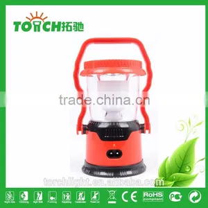 Top Quality Super Bright Solar Lantern Caming Light Orange Color Lantern Lights LED Lantern Rechargeable Light Camping Lamp thumbnail-1