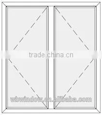 2016 Good Quality Pvc Profile Casement House Windows thumbnail-1