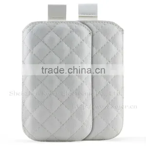 NEW PU Cell Phone Pouch for IPhone 6,with Retractable Pull-tab OEM Orders Welcomed thumbnail-1