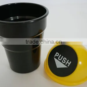 Plastic ABS Mini Small Colorful Car Trash Bin Wholesale Hot Sale thumbnail-6