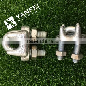 Hot Dip Galvanized Carbon Steel DIN741 Wire Rope Clip thumbnail-2