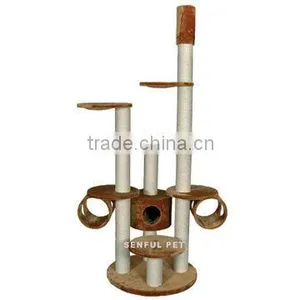 SCF2076 Cat Furniture, Cat Tree, Cat Scrather With Sisal Post thumbnail-1