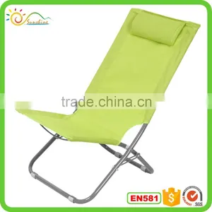 Beautiful Fashion Mesh Various Fabric Outdoor Furniture Beach Chair Sun Chair Supplier's Choice thumbnail-1