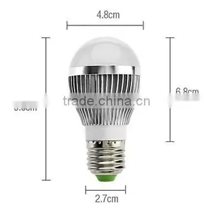 E27 4.5W 15x5630SMD 260LM 3000K Warm White Light LED Ball Bulb (220V) thumbnail-5