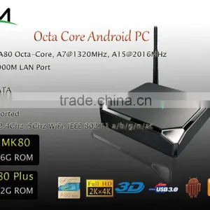 MK80 Allwinner A80 Octa Core Android 4.4 Mini TV Box 2G/16G 2.4G/5G WIFI 802.11AC Bluetooth DLNA XBMC thumbnail-2