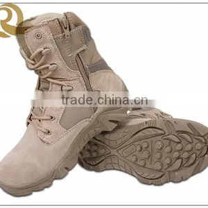 2015 Hot Sale Tan Leather Cheap Delta Force Military Combat Boots thumbnail-1