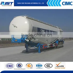 Tri- Axle V-type Silo Cement Trailer, Bulk Cement Tanker Trailer,bulk Powder Tanker Trailers thumbnail-1