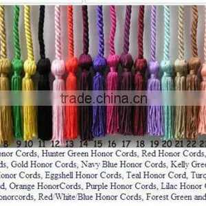 Best Seller 12 Single Color For Graduation Honor Cord thumbnail-2