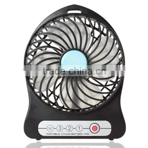 Promotional Small Rechargeable Electric Table Fan With Lithium Battery thumbnail-6