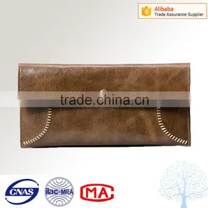 Vintage Hadnmade Wallets Leather Sample With Inside Zipper Money Bag thumbnail-1