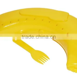 Banana Saver Protection Case With Mini Fork thumbnail-1