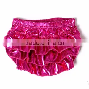 2016 Newborn Baby Kids Shiny Ruffle Shorts Wholesale thumbnail-3