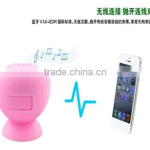 Mini Mushroom Wireless Bluetooth Speaker Waterproof Silicone Sucker Hands Free Speakers For Apple & Android Devices PC Computer thumbnail-2