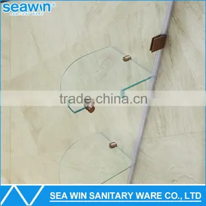 China Manufacturer Best Custom Bathroom Frameless Pivot Hinge Fibreglass Shower Cubicle Sizes Bathtub Shower Enclosure Wiht Tray Quality Choice thumbnail-5