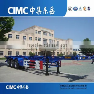 CIMC Competitive Price 40ft Container Chassis Skeleton Trailer thumbnail-2