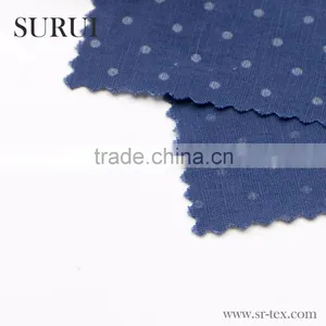 Linen Cotton Blend Printing Fabric of C32*L17 52*53 thumbnail-3